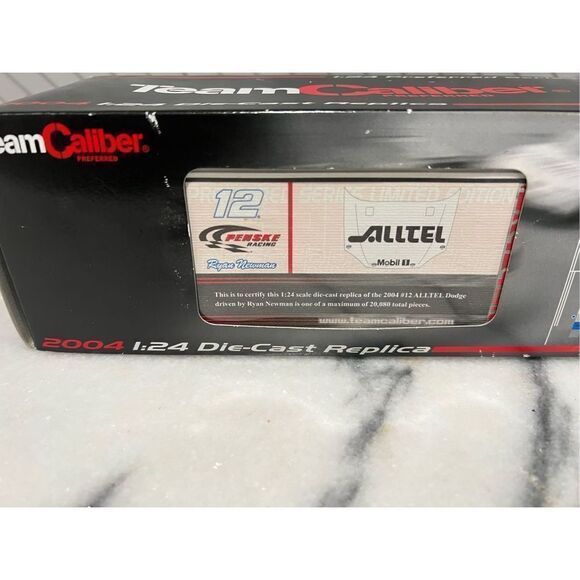 RYAN NEWMAN AUTOGRAPHED 2006 DODGE CHARGER ALLTEL DIECAST - Picture 2 of 10